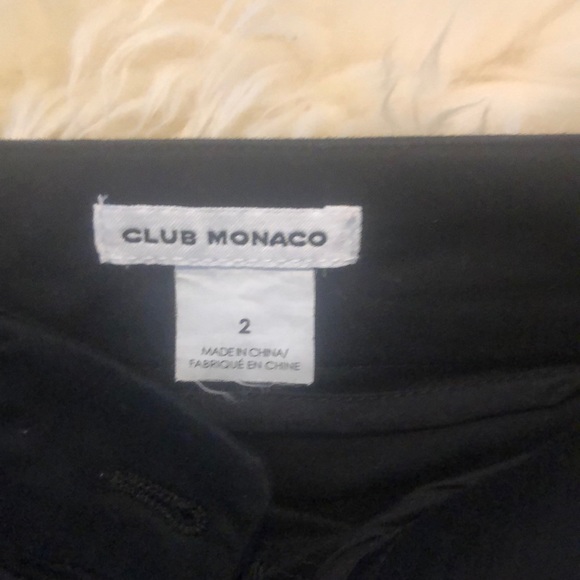 Club Monaco Black shorts - Size 2 - Picture 2 of 3
